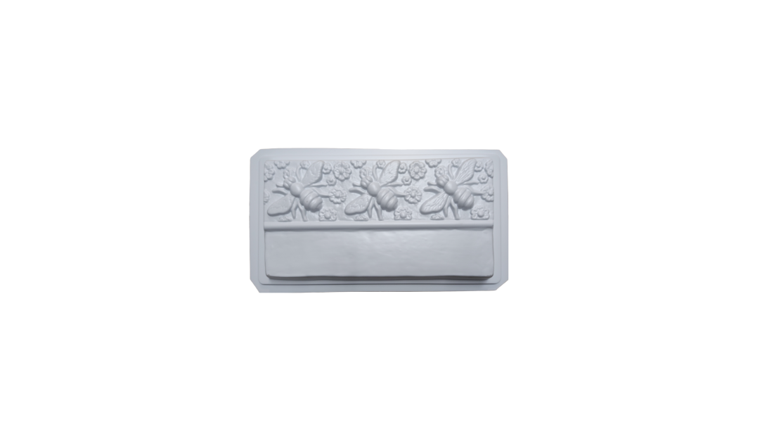 Bee and Flower Edging Stone Mold Garden Molds