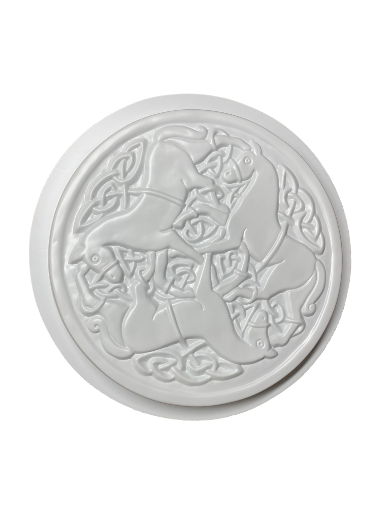 Celtic Horses Stepping Stone Mold Garden Molds