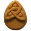 Celtic Triangles Planter Feet Mold