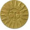 Sun Face Stepping Stone Mold