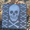 Skull & Crossbones Stepping Stone Mold