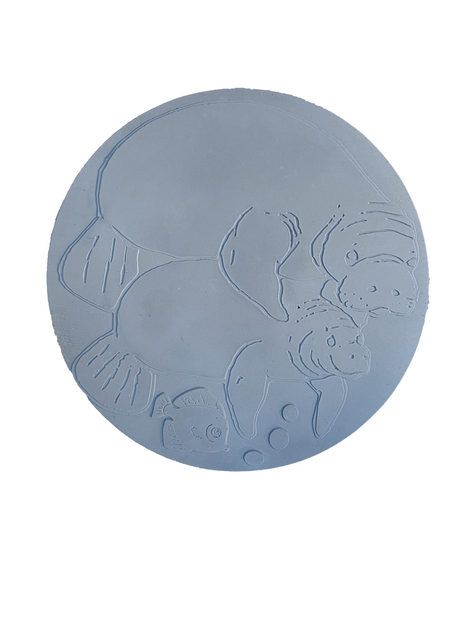 Manatee Stepping Stone Mold Garden Molds