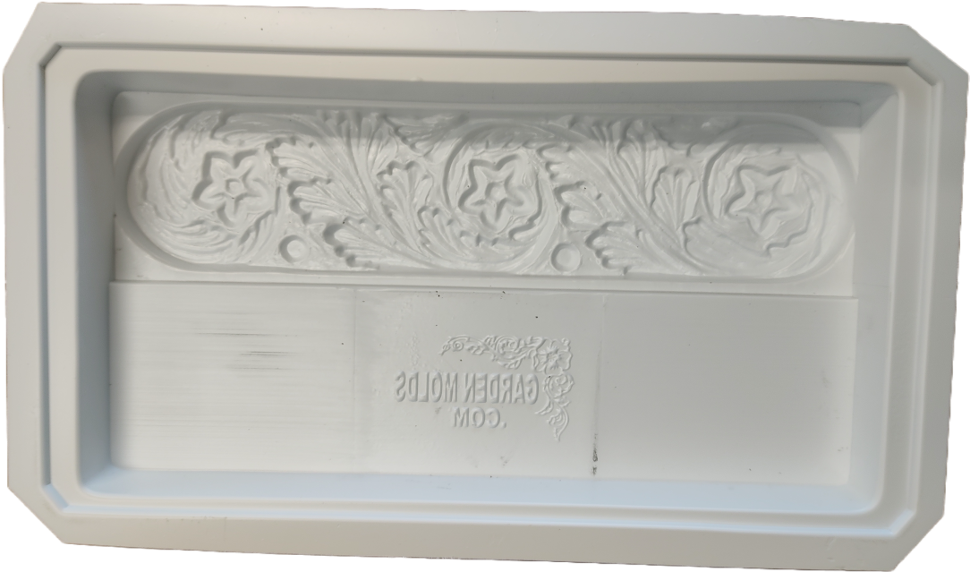 Flower Vines Edging Stone Mold Garden Molds